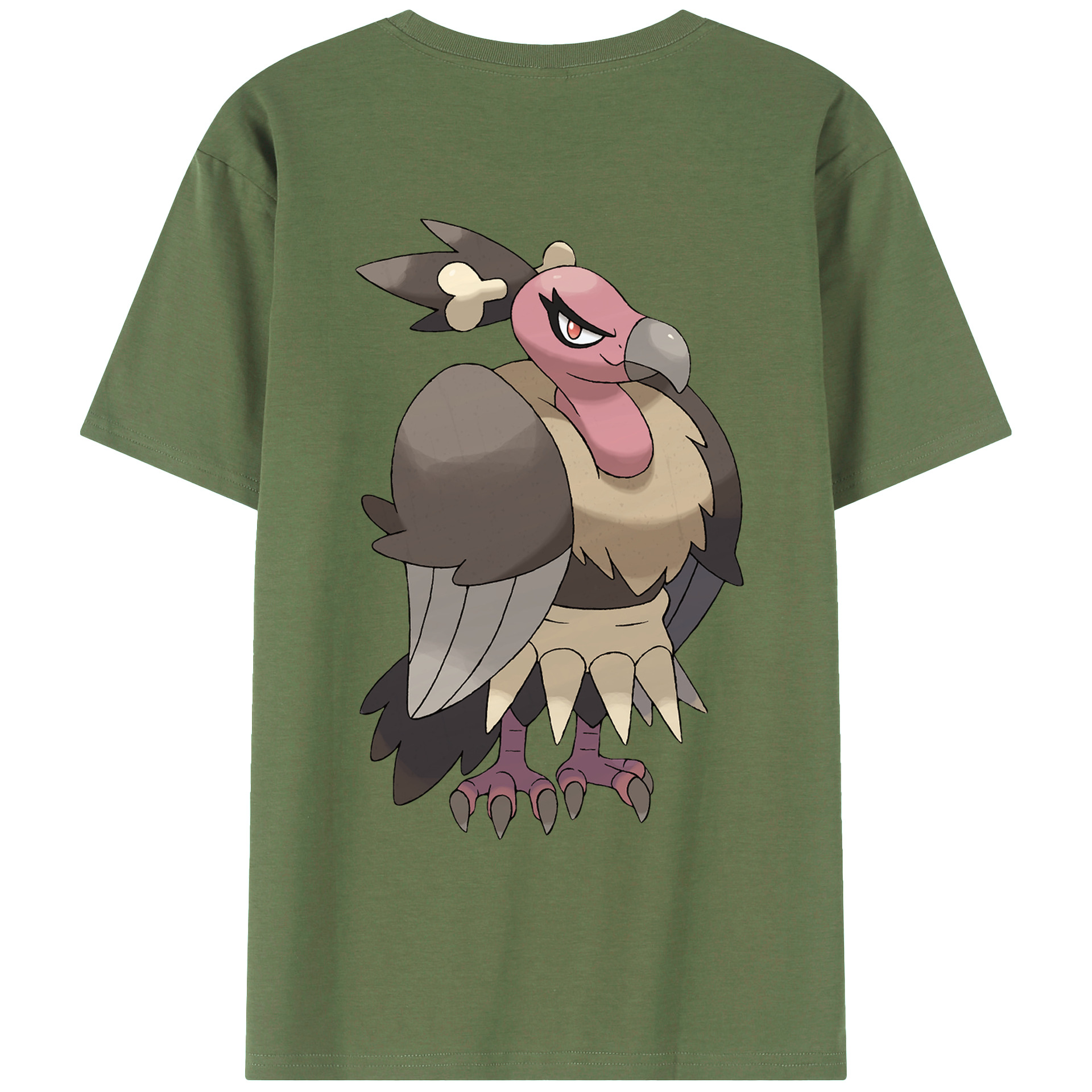 （画像用） ポケットモンスター Pokémon 綿100％ メンズ半袖Tシャツ（バックプリント） 通気性